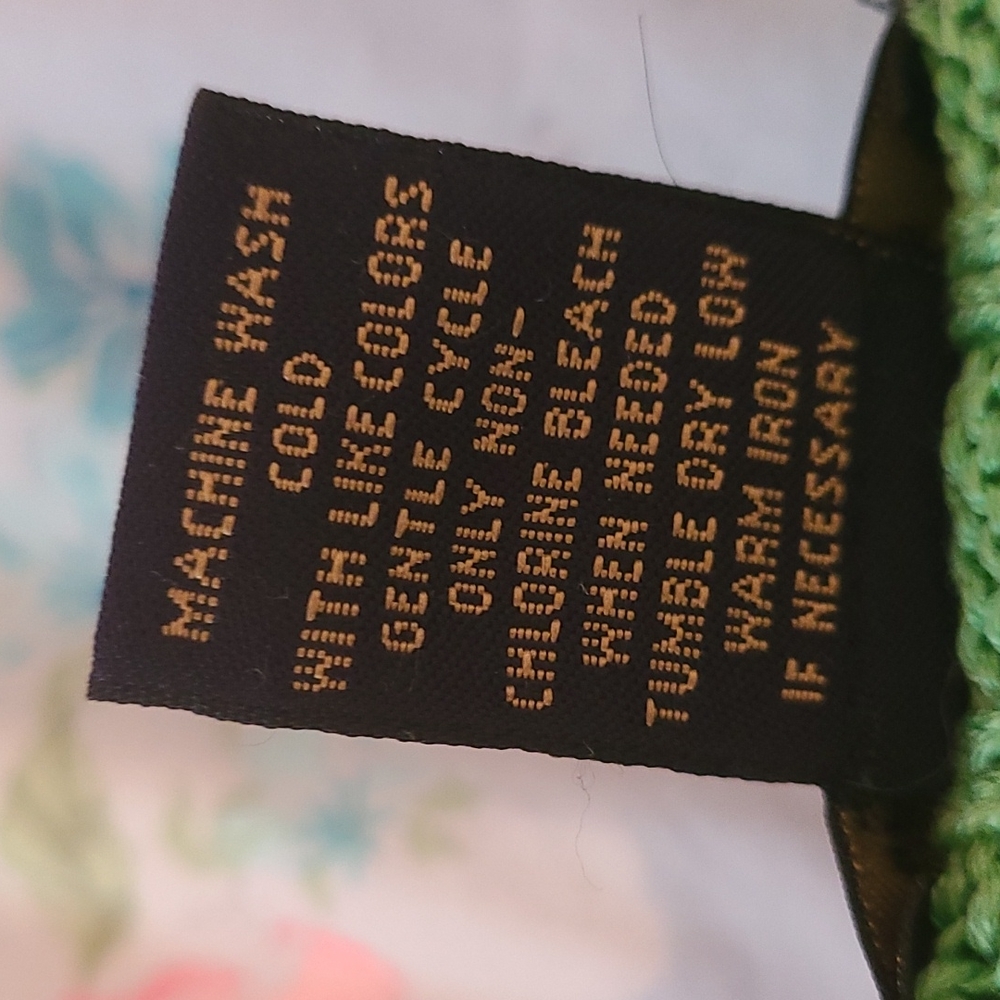 Brooks Brothers Green Cable Knit Sweater - Picture 4 of 6